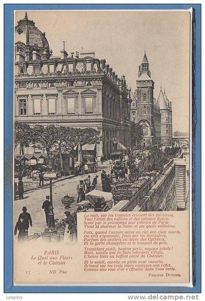 75 - PARIS - 04 Arr. -- Quai aux Fleurs et....