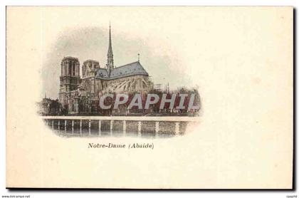 Paris - 4 - Abside Notre Dame - CPA