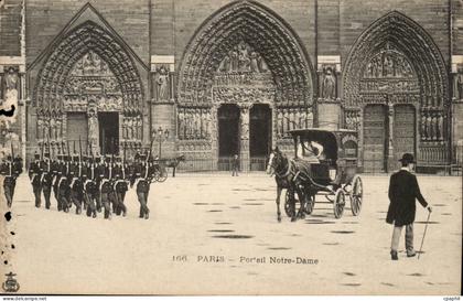 Paris CPA Portail Notre Dame