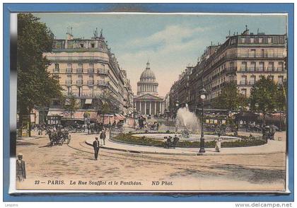 75 - PARIS - 05 Arr. --  La rue soufflot et....