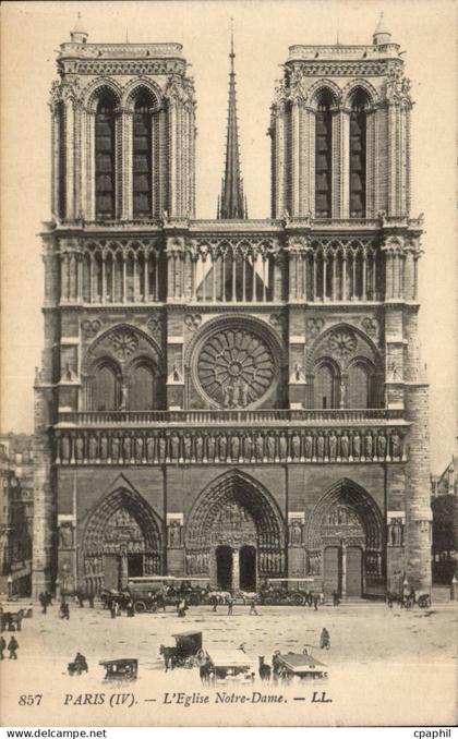 Paris - 4 - Notre Dame CPA