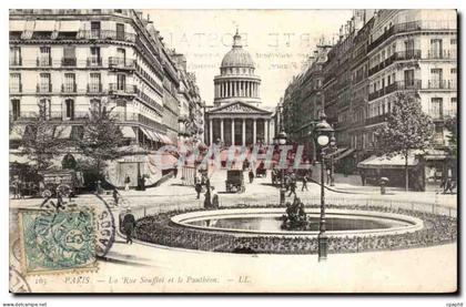Paris - 5 - Le Pantheon - Rue Soufflot - CPA