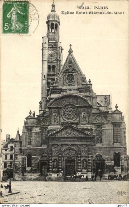 Paris CPA Eglise St Etienne du Mont