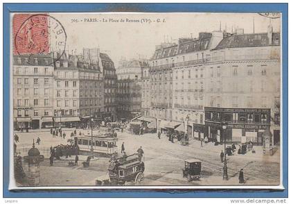 75 - PARIS - 06 Arr. -- La place de Rennes