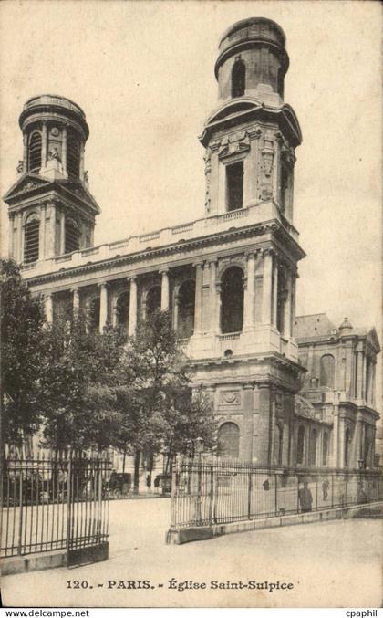 CPA Paris Eglise Saint sulpice