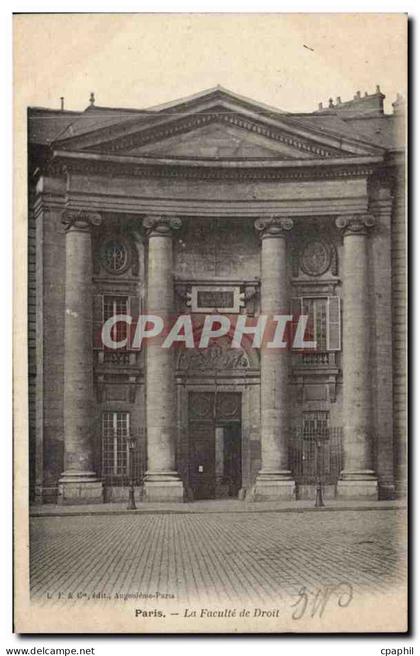 Paris - 6 - La Faculte de Droit - CPA