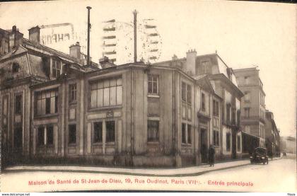75 - Paris - 07 - Maison de Sante de St Jean de Dieu, 19, Rue Ouditon Paris (VII) - Entree Principal (0483)