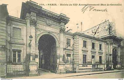 75 - Paris 7 - Mairie du VIIe Arrondissement (Rue de Grenelle) - Précurseur - CPA - Voir Scans Recto-Verso