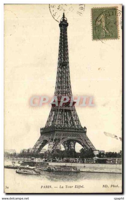 Paris 7 - La Tour Eiffel - CPA