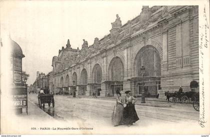 Paris CPA La nouvelle Gare d'Orleans