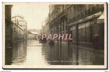 Paris CPA Rue de l'universite Inondations 1910