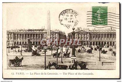 Paris CPA place de la Concorde