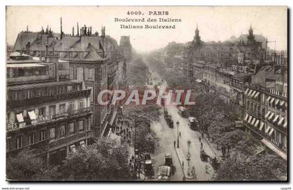 Paris - 9 - Boulevard des Italiens - CPA