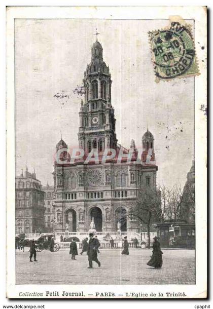 Paris CPA l'eglise de la Trinite