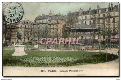 Paris - 11 - Square Parmentier - CPA Kiosque