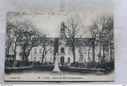 Cpa 1903, Paris, mairie du XIV ème arrondissement, 14ème