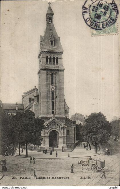 Paris(14) L'Eglise St-Pierre de Montrouge-St Pierre of Montrouge Church - CPA