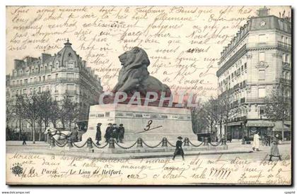 Paris - 14 - Le Lion ed Belfort - CPA