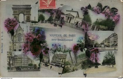 CPA Souvenir De Paris 17eme