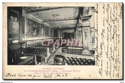 Paris - 18 - Grande Taverne - 18 Faubourg Montmatre - Telephone 309 - 14 - Restaurant - CPA
