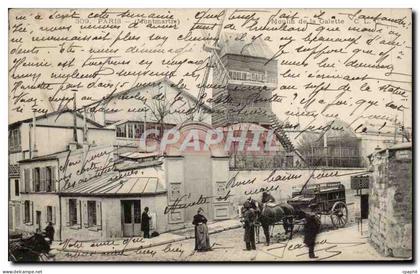 Paris - 18 - Moulin de Galette - windmill - CPA Corbillard Pompes Funebres TOP