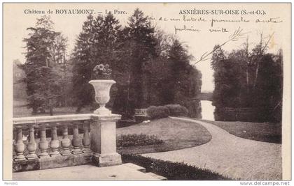 ASNIÈRES SUR OISE - Château de ROYAUMONT - Le Parc