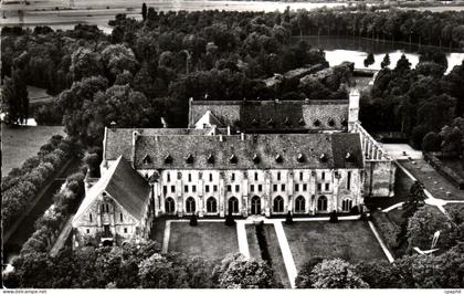CPSM Avion Au Dessus De Abbaye de Royaumont Asnieres sur oise