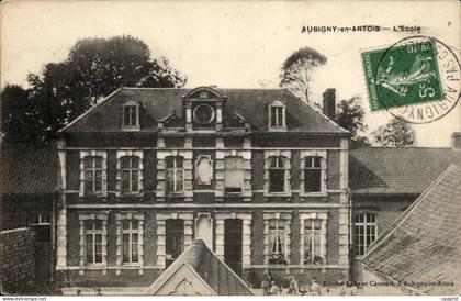 Aubigny en Artois - L'Ecole - CPA