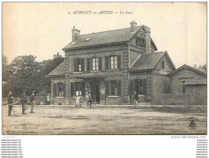 AUBIGNY EN ARTOIS LA GARE