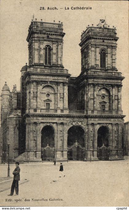 CPA Auch La Cathedrale