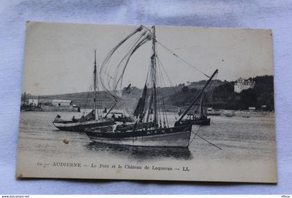 Audierne, le port et le château de Loqueran, Finistère 29