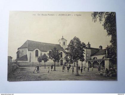 AN - 651  AUREILHAN  :  L'EGLISE  -  Belle animation  XXX
