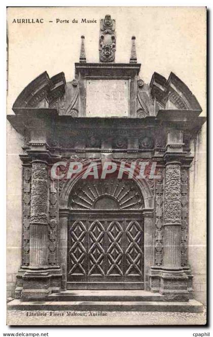 CPA Aurillac Porte du Musee