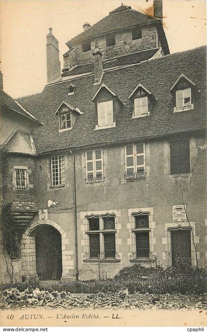CPA Autun L'Ancien Eveche