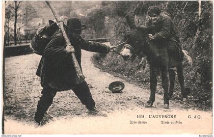 CPA  Carte postale  France Auvergne Trois entêtés   VM64084ok