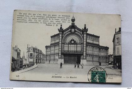 AA03, Auxerre, le marché, Yonne 89