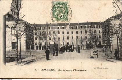 Auxerre CPA Caserne d'infanterie