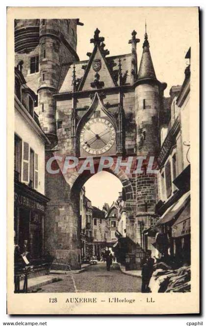 CPA Auxerre l'Horloge