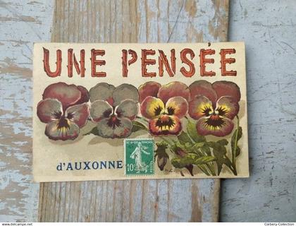 21. AUXONNE. CPA Fantaisie Une Pensée d'Auxonne