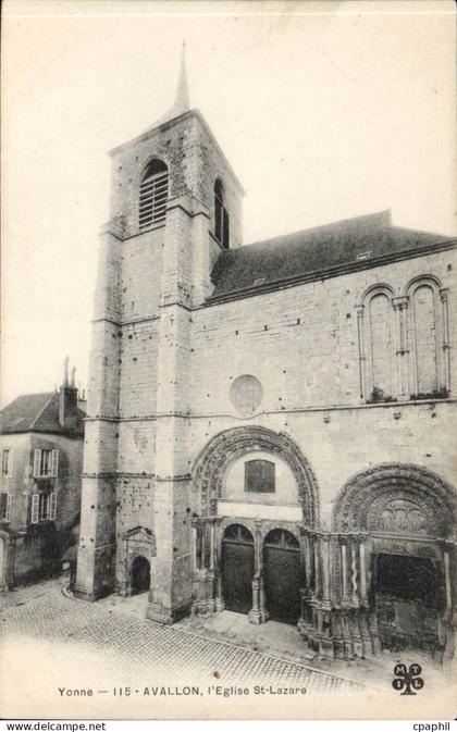 Avallon CPA L'eglise St Lazare