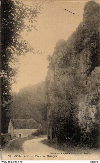 Avallon CPA Route de Meluzieu