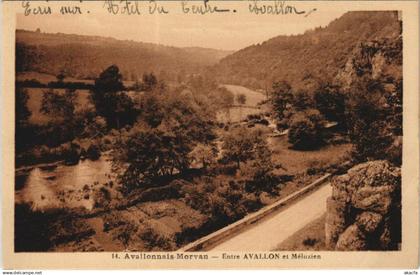 CPA AVALLON Entree Avallon et Meluzien (1198278)