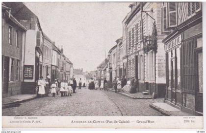 62 - PAS DE CALAIS - AVESNES LE COMTE - GRAND RUE