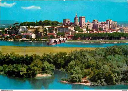 Carte Postale - 84 - Avignon - Le Pont Saint Bénézet - Le Palais des Papes - CPM - Voir Scans Recto-Verso - Poscard - Ca