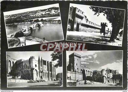 CPM Avignon Pont St Benezet Les Remlparts le Palais des Papes