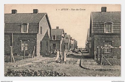 Avion – Place des Corons – CPA – France