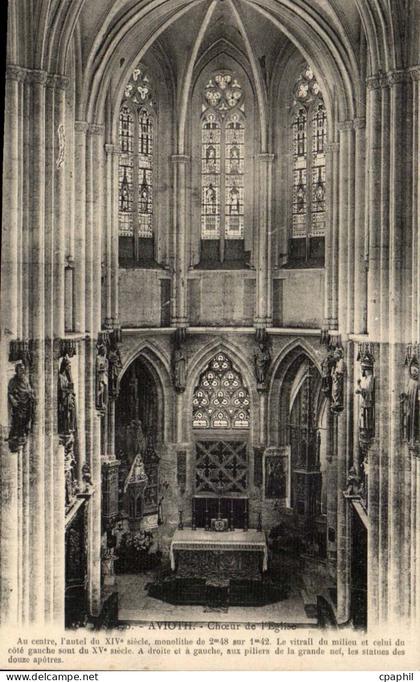 Avioth CPA Choeur de l'eglise