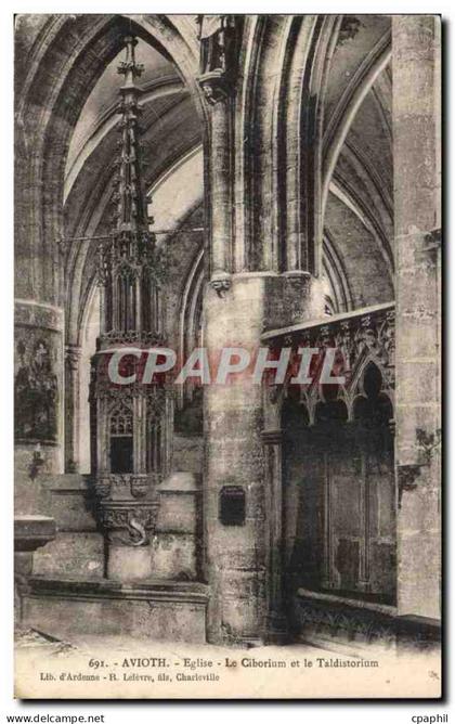 CPA Avioth Eglise Le Ciborium et le Taldistorium