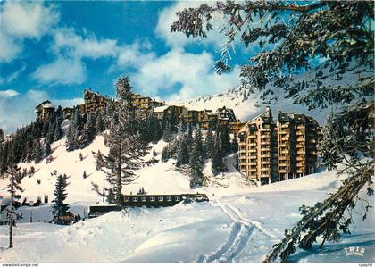 CPM Avoriaz Hte Savoie La seule station francaise sans voiture Vue generale de la station