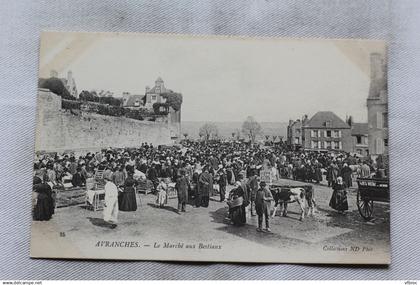 Avranches, le marché aux bestiaux, Manche 50